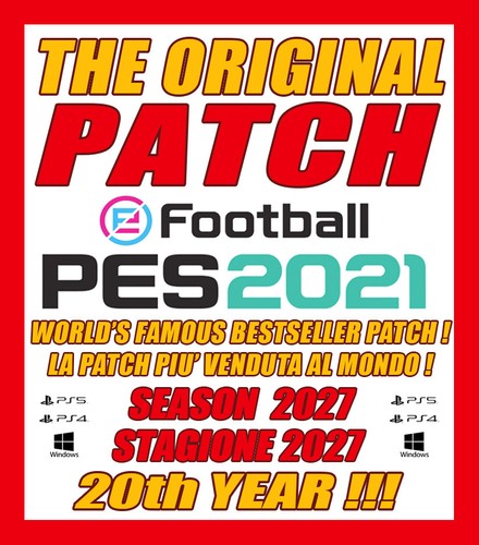 Original patch pes 2021 - -,